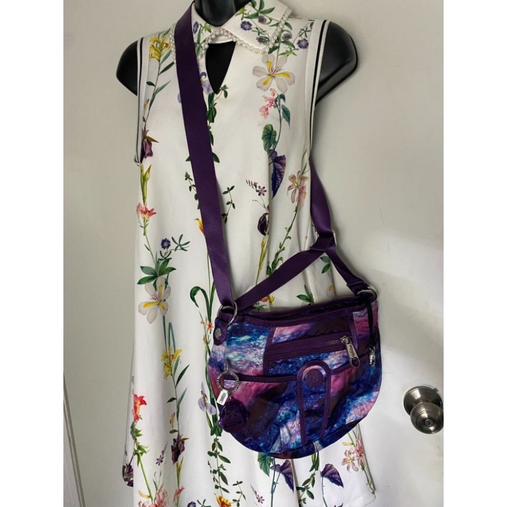 Kipling Medium Size Multicolor Nylon Crossbody Bag - image 7